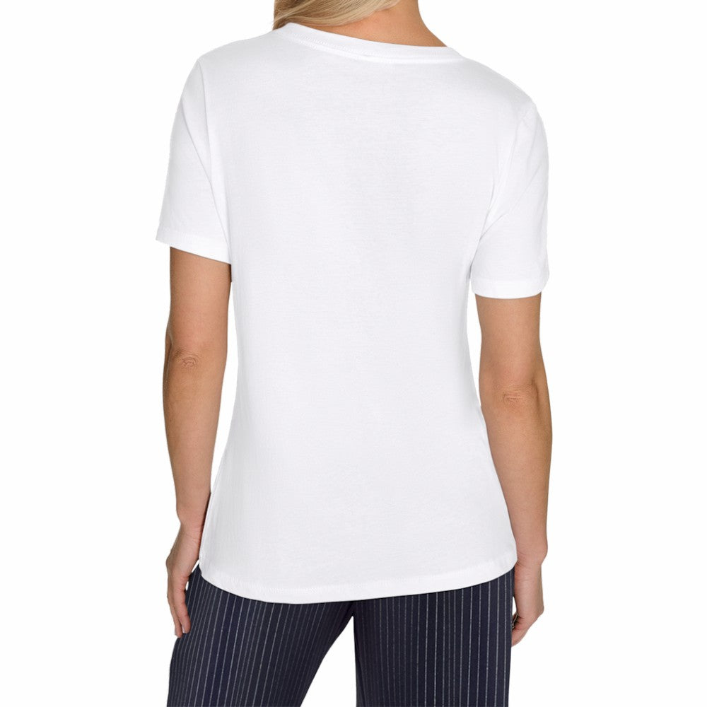 Columbus Blue Jackets Starter Women's Tough Puck T-Shirt - White | NHL Lifestyle