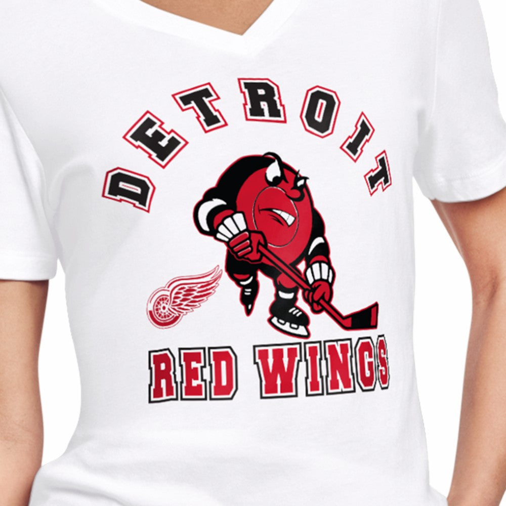 Detroit Red Wings Starter Women's Tough Puck T-Shirt - White | NHL discount