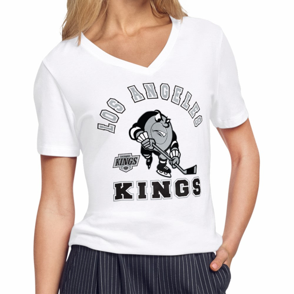 Los Angeles Kings Starter Women's Tough Puck T-Shirt - White | NHL on sale