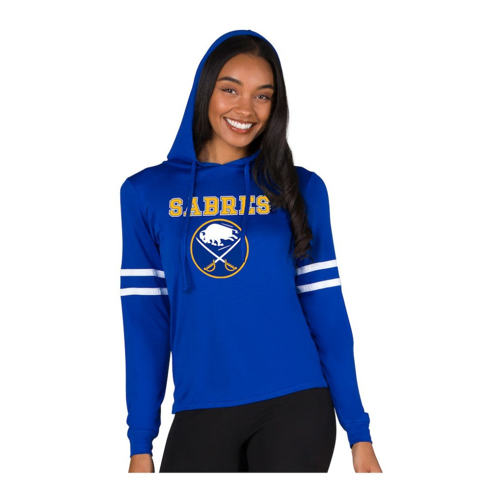 Buffalo Sabres Concepts Sport Women's Marathon Long-Sleeve Hooded T-Shirt - Royal | NHL discount