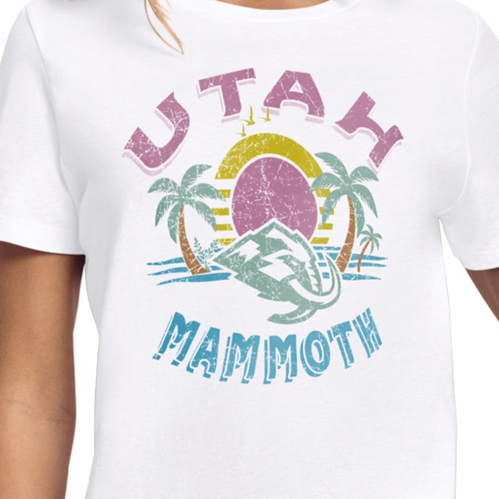 Utah Mammoth Starter Women's Tonal Beach T-Shirt - White | NHL online