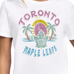 Toronto Maple Leafs Starter Women's Tonal Beach T-Shirt - White | NHL sale