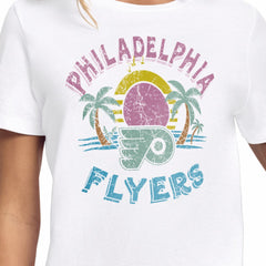 Philadelphia Flyers Starter Women's Tonal Beach T-Shirt - White | NHL sale