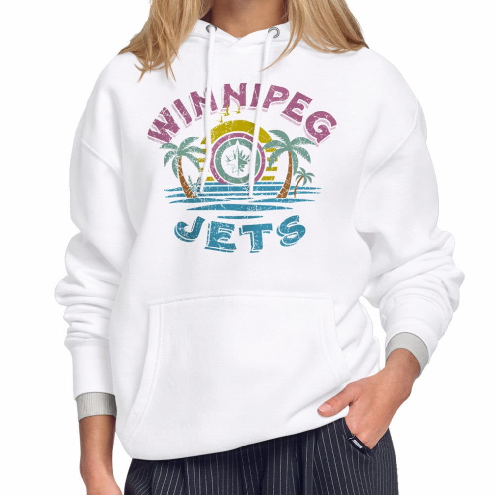 Winnipeg Jets Starter Women's Tonal Beach Hoodie - White | NHL near me