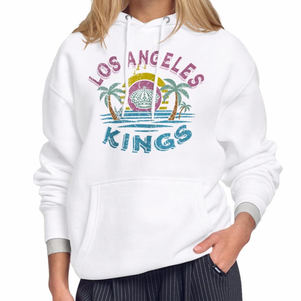 Los Angeles Kings Starter Women's Tonal Beach Hoodie - White | NHL sale