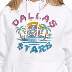 Dallas Stars Starter Women's Tonal Beach Hoodie - White | NHL near me