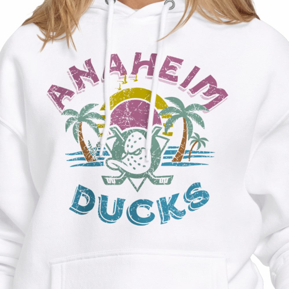 Anaheim Ducks Starter Women's Tonal Beach Hoodie - White | NHL on sale