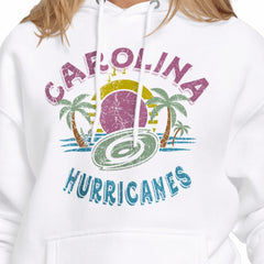 Carolina Hurricanes Starter Women's Tonal Beach Hoodie - White | NHL near me