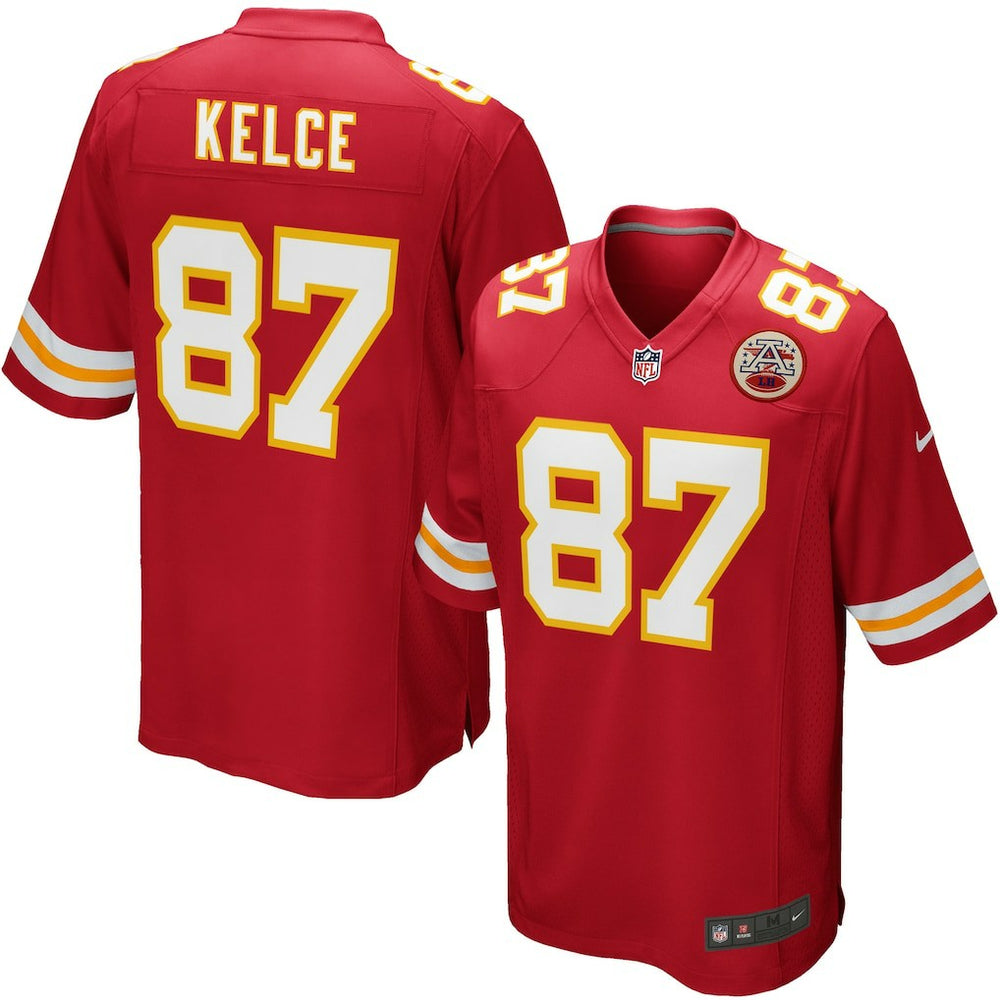 Travis Kelce Kansas City Chiefs Youth Game Jersey - Red - Nike