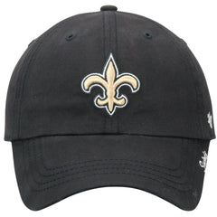 New Orleans Saints '47 Women's Miata Clean Up Adjustable Hat - Black - 47 brand