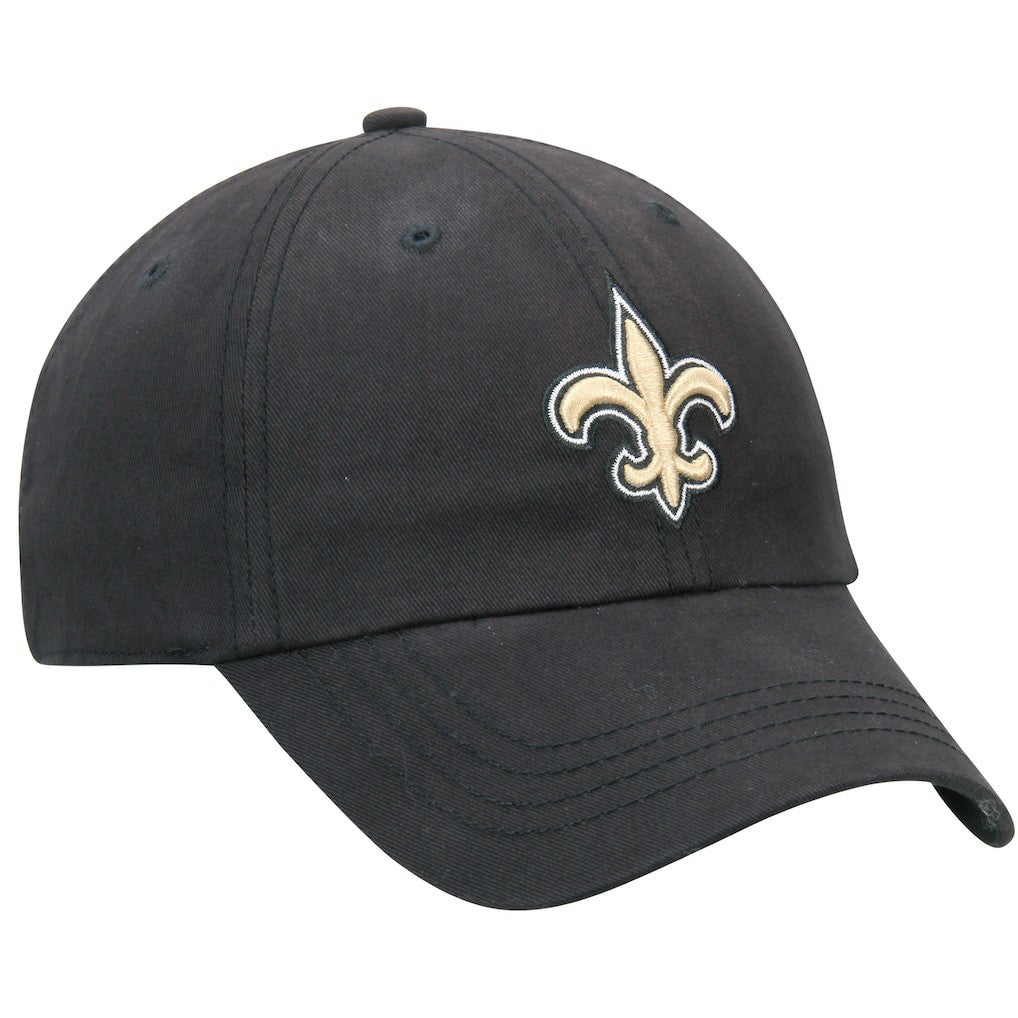 New Orleans Saints '47 Women's Miata Clean Up Adjustable Hat - Black - 47 brand