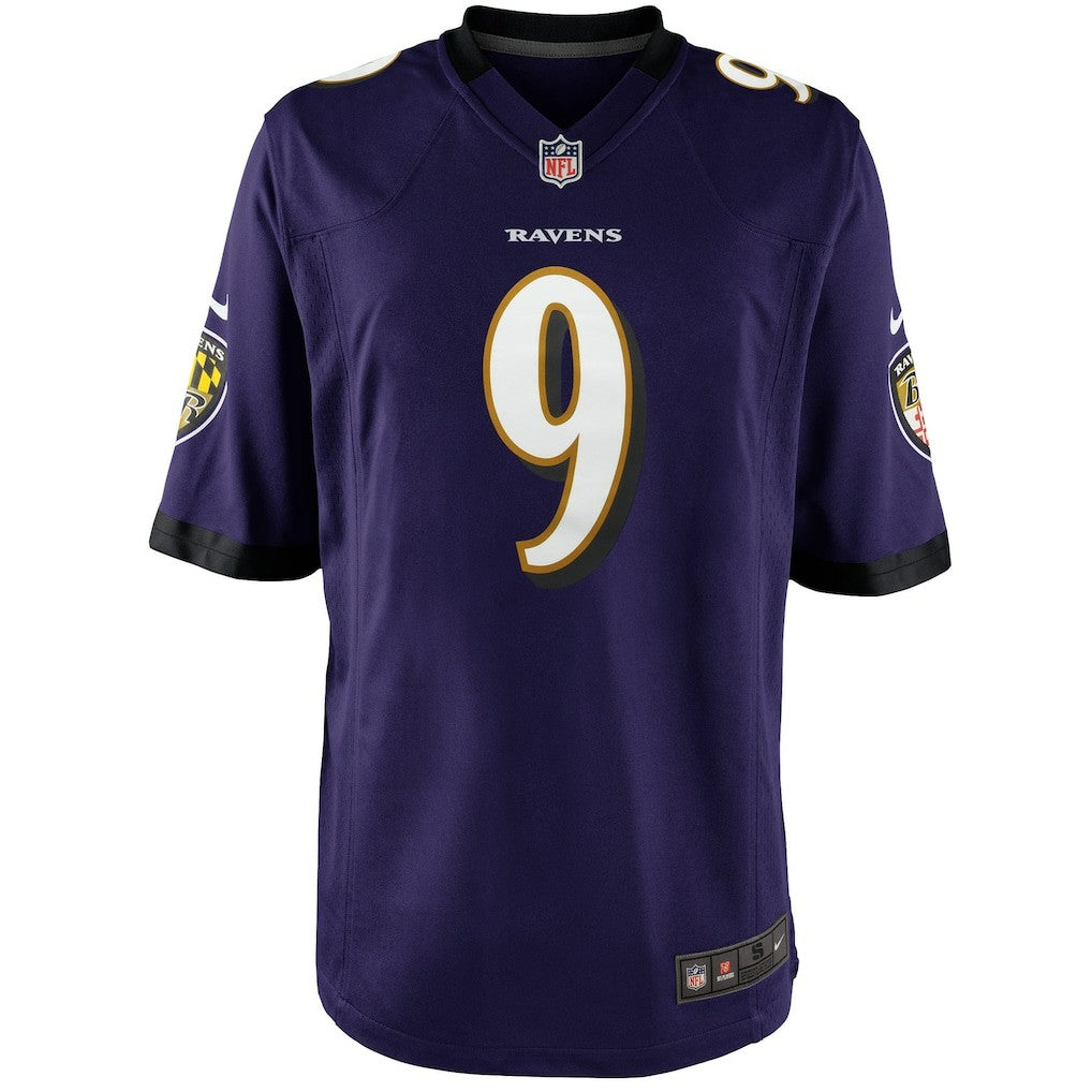 Justin Tucker Baltimore Ravens Youth Game Jersey - Purple - Nike