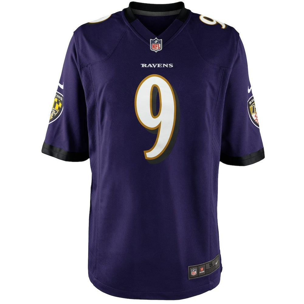Justin Tucker Baltimore Ravens Youth Game Jersey - Purple - Nike