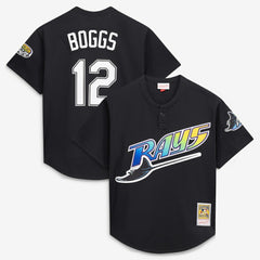 Wade Boggs Tampa Bay Rays Mitchell & Ness Authentic Batting Practice Jersey for sale