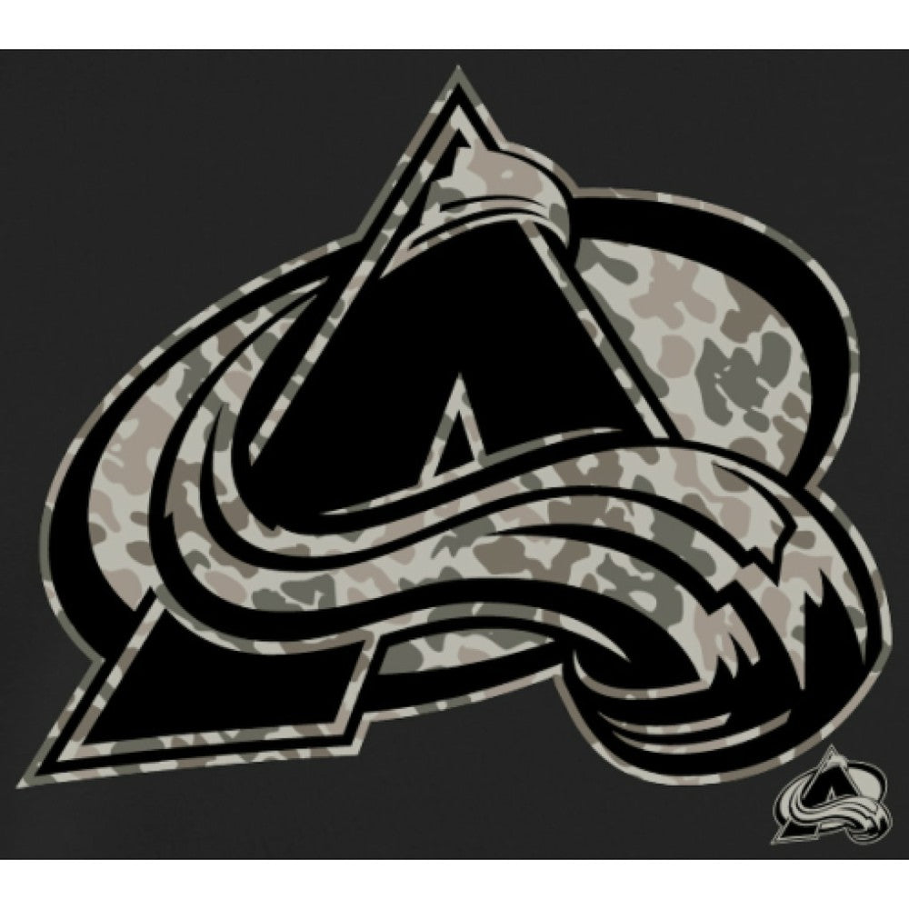 Colorado Avalanche Rink Warrior Pullover Hoodie - Black | NHL Clearance