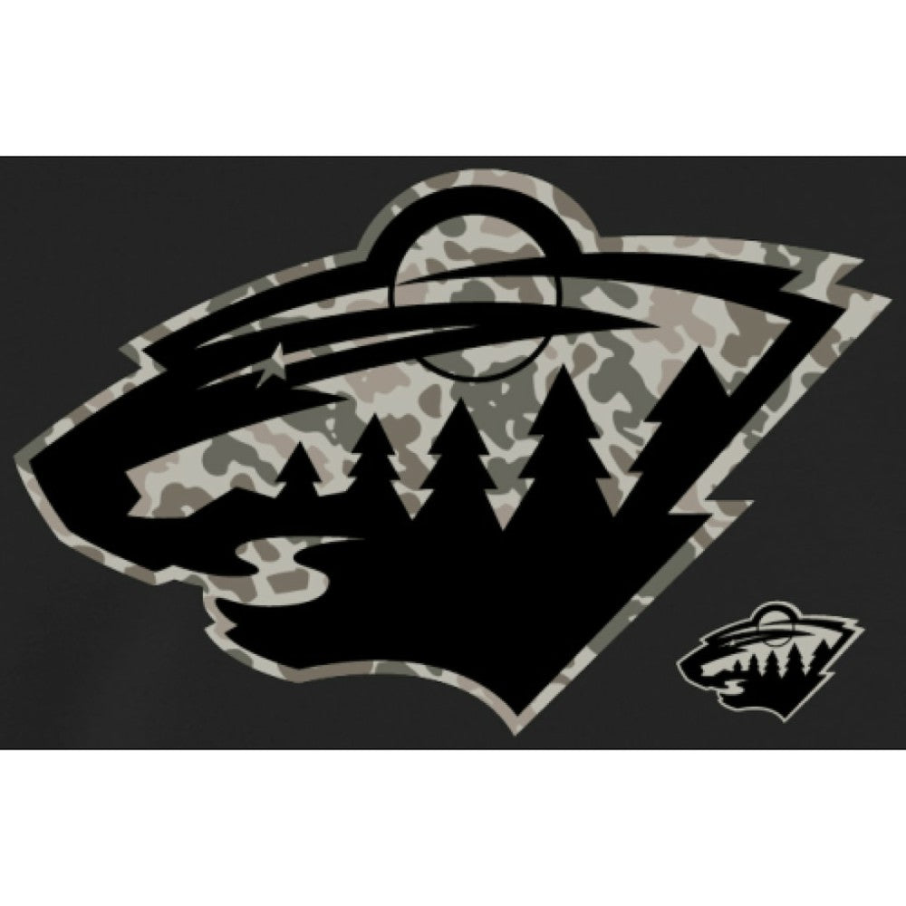 Minnesota Wild Rink Warrior Pullover Hoodie - Black | NHL Clearance