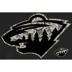 Minnesota Wild Rink Warrior Pullover Hoodie - Black | NHL Clearance