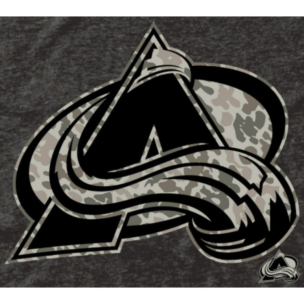 Men's Colorado Avalanche Black Rink Warrior Tri-Blend T-Shirt | NHL discount