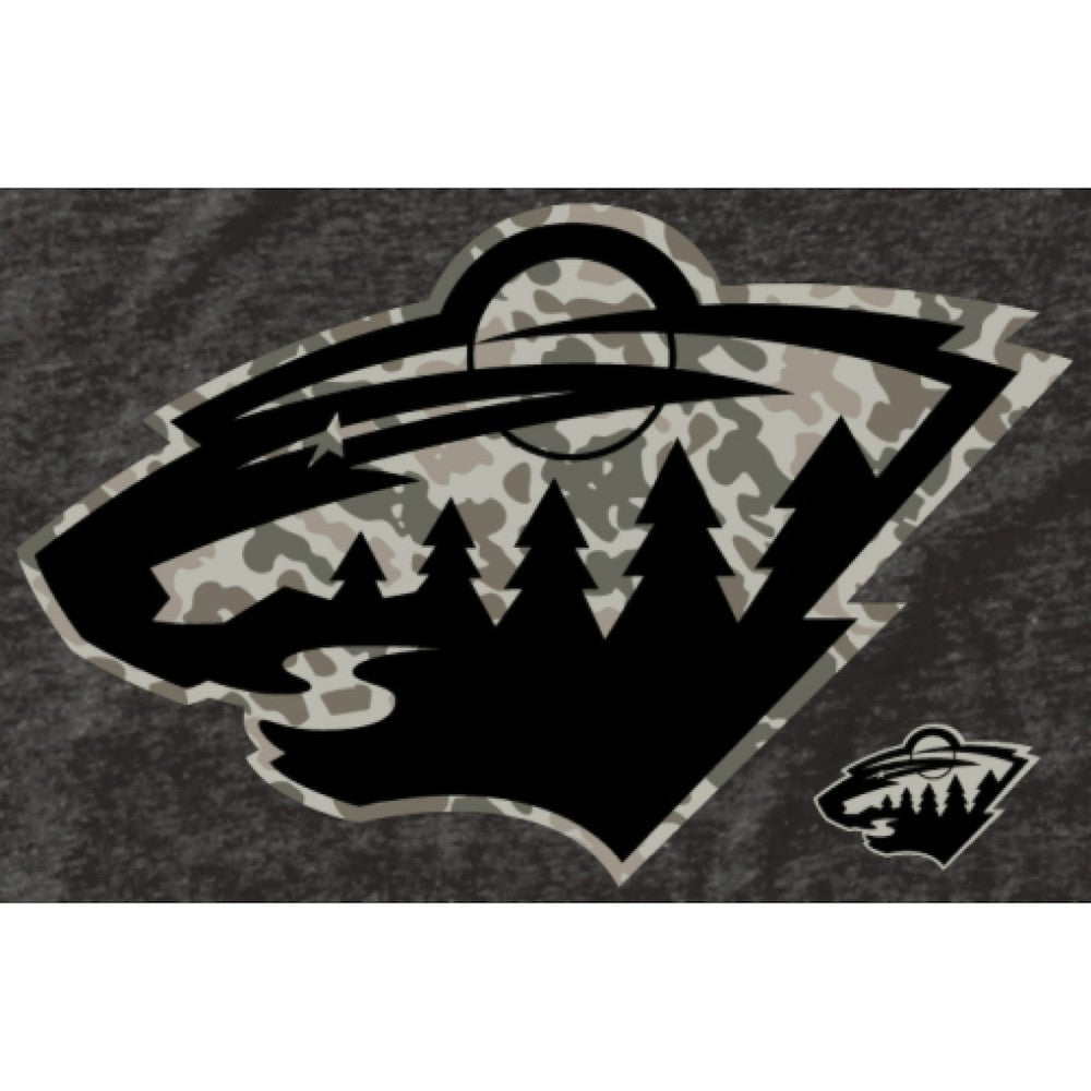 Men's Minnesota Wild Black Rink Warrior Tri-Blend T-Shirt | NHL sale