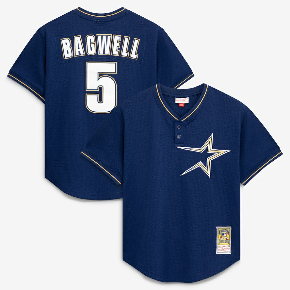 Jeff Bagwell Houston Astros Mitchell & Ness Authentic Batting Practice Jersey Outlet