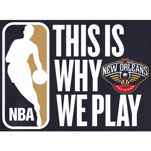 New Orleans Pelicans This Is Why We Play Pullover Hoodie Navy