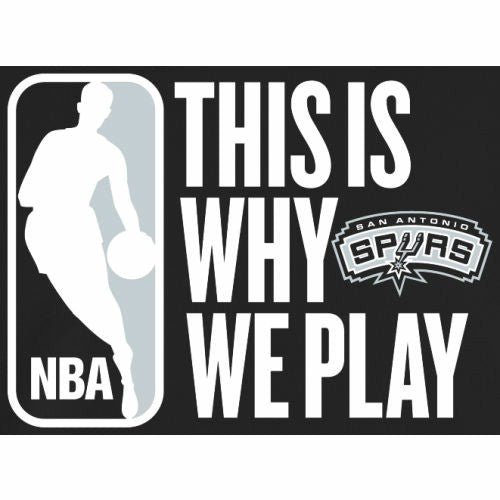 San Antonio Spurs This Is Why We Play Pullover Hoodie Black