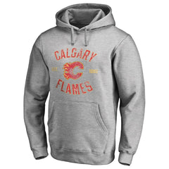 Calgary Flames Heritage Pullover Hoodie - Ash | NHL near me