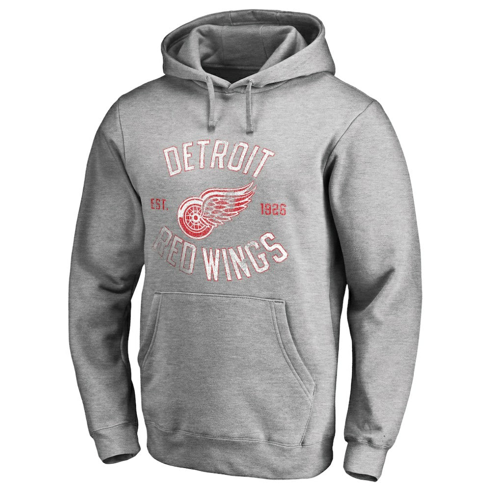 Detroit Red Wings Heritage Pullover Hoodie - Ash | NHL sale