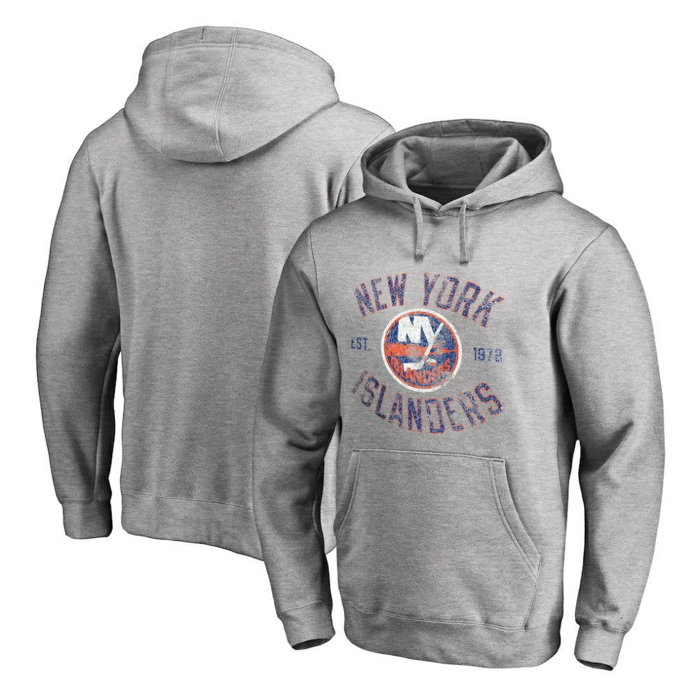 New York Islanders Heritage Pullover Hoodie - Ash | NHL sale