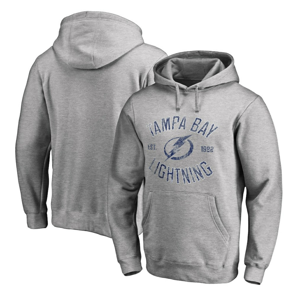 Tampa Bay Lightning Heritage Pullover Hoodie - Ash | NHL sale