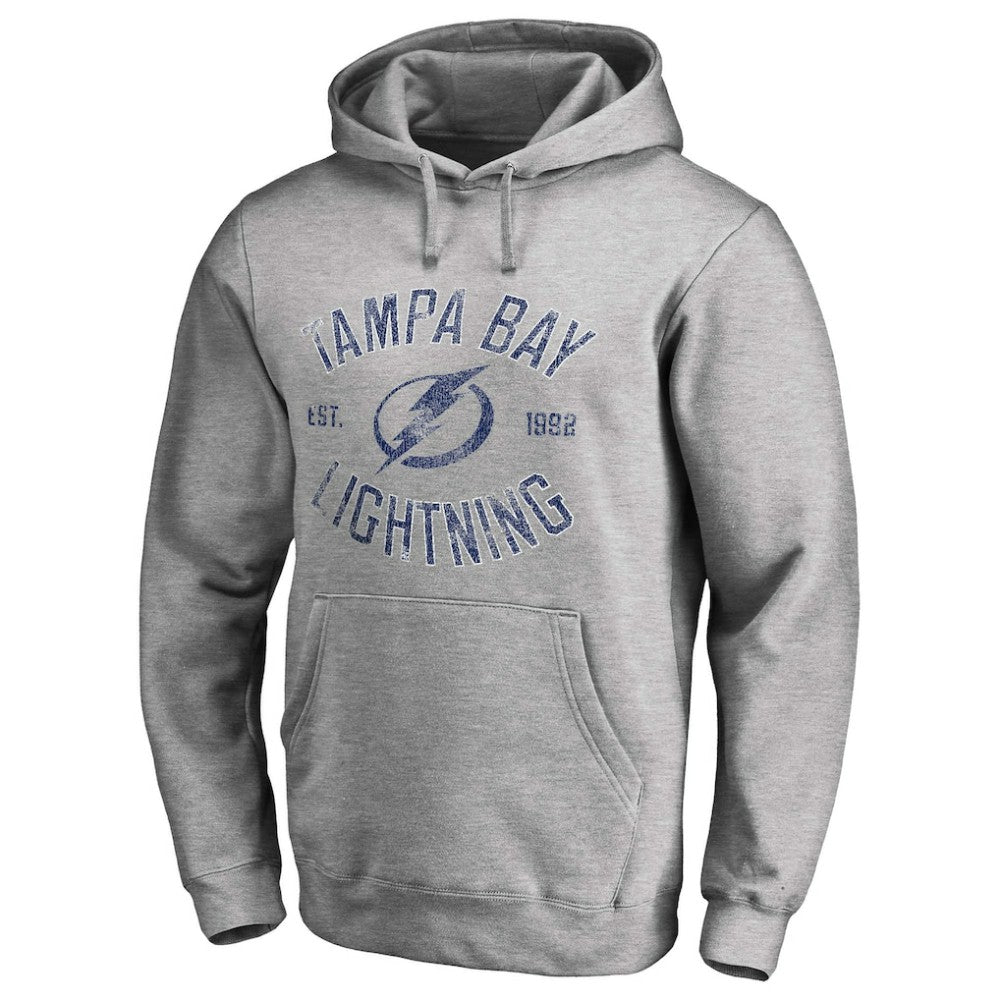 Tampa Bay Lightning Heritage Pullover Hoodie - Ash | NHL sale