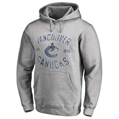 Vancouver Canucks Heritage Pullover Hoodie - Ash | NHL on sale