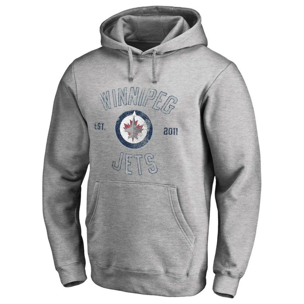 Winnipeg Jets Heritage Pullover Hoodie - Ash | NHL on sale