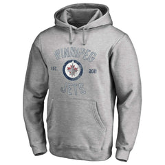 Winnipeg Jets Heritage Pullover Hoodie - Ash | NHL on sale