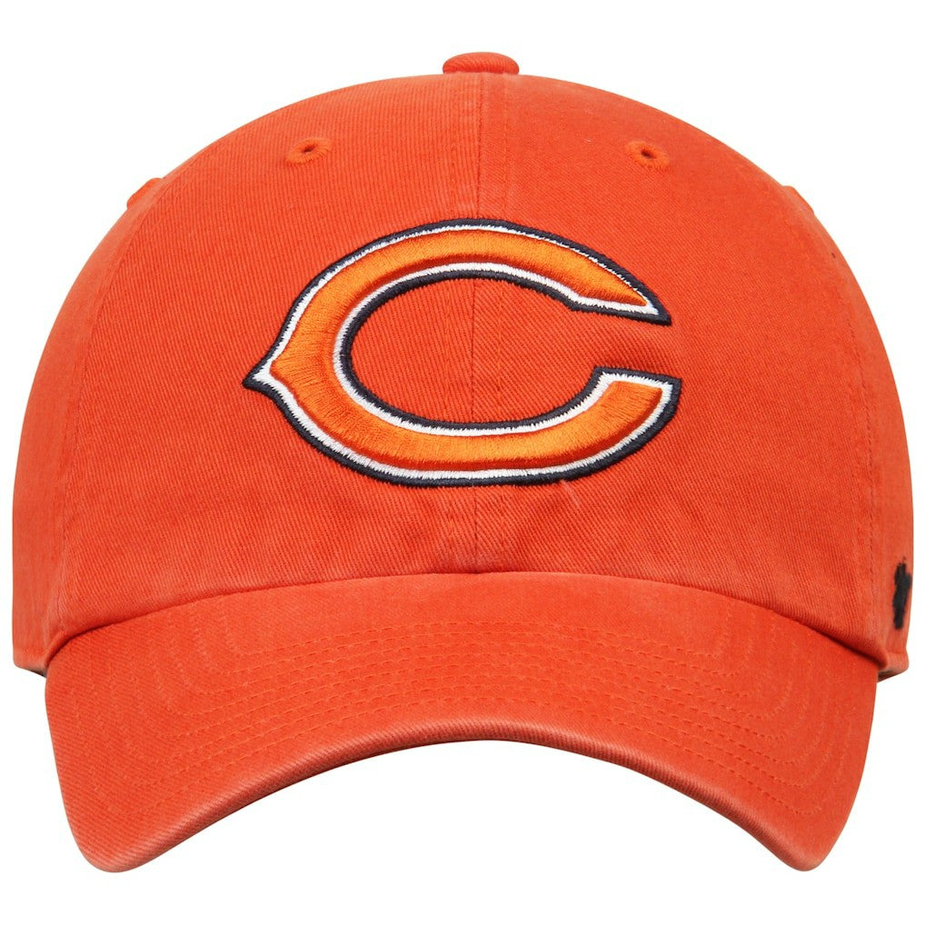 Chicago Bears '47 Clean Up Adjustable Hat - Orange - 47 brand