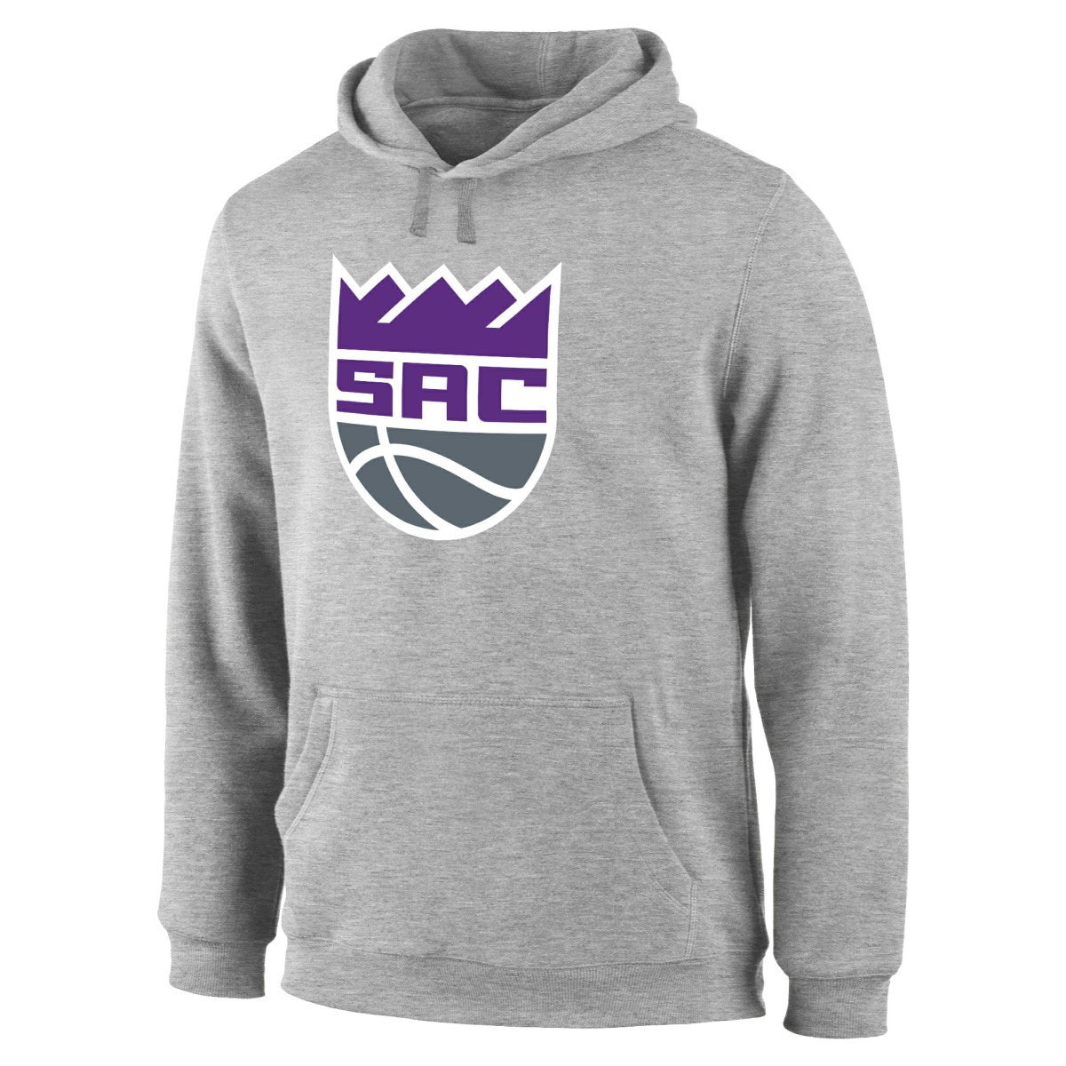 Sacramento Kings Team Essential Pullover Hoodie Heather Gray