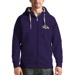Baltimore Ravens Antigua Victory Full-Zip Hoodie - Purple - NFL