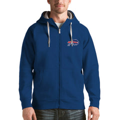 Buffalo Bills Antigua Victory Full-Zip Hoodie - Royal - NFL
