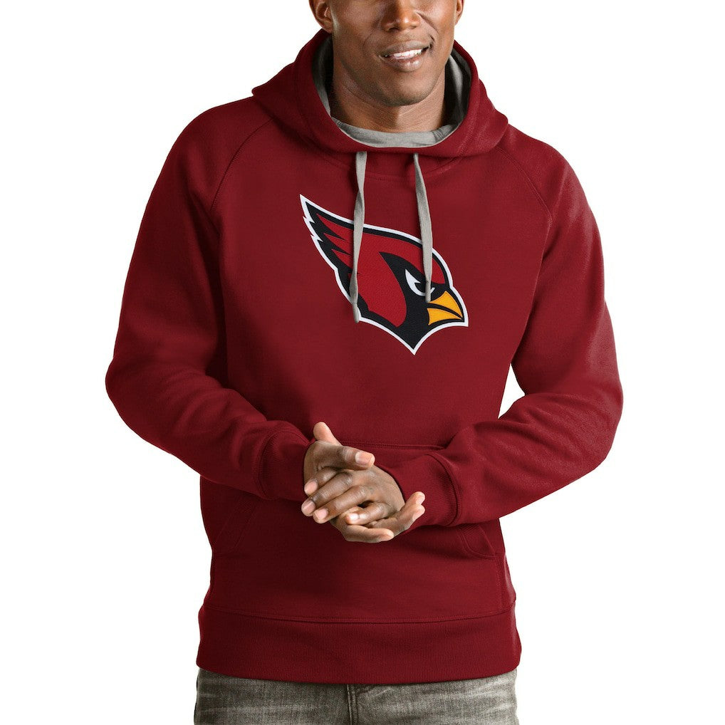 Arizona Cardinals Antigua Victory Pullover Hoodie - Cardinal - NFL