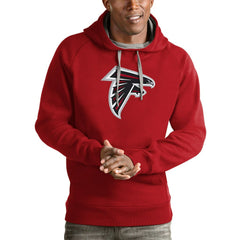 Atlanta Falcons Antigua Victory Pullover Hoodie - Red - NFL