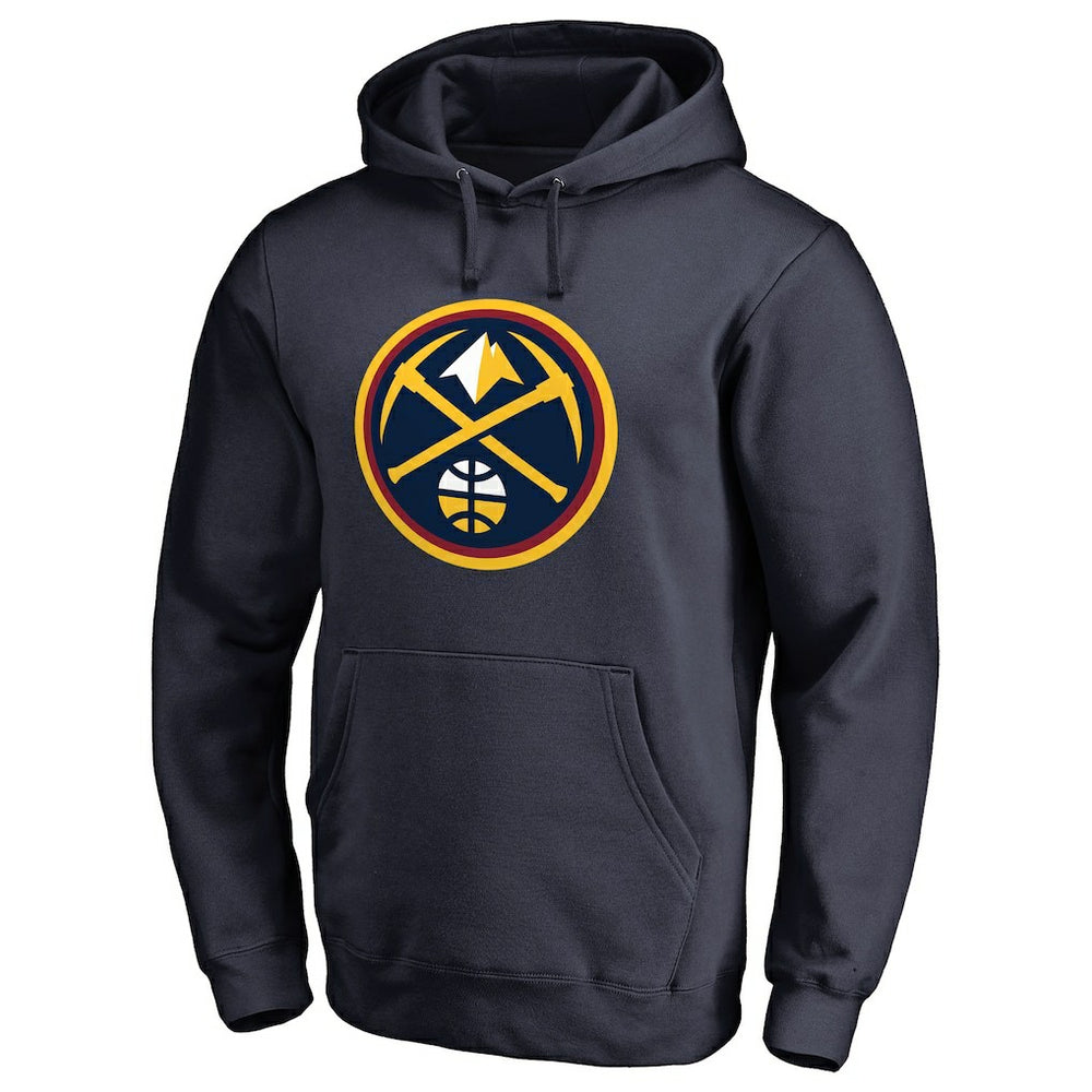 Denver Nuggets #1 Dad Pullover Hoodie Navy