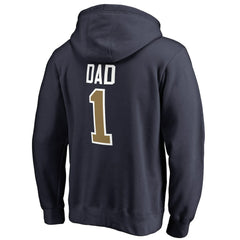 New Orleans Pelicans #1 Dad Pullover Hoodie Navy