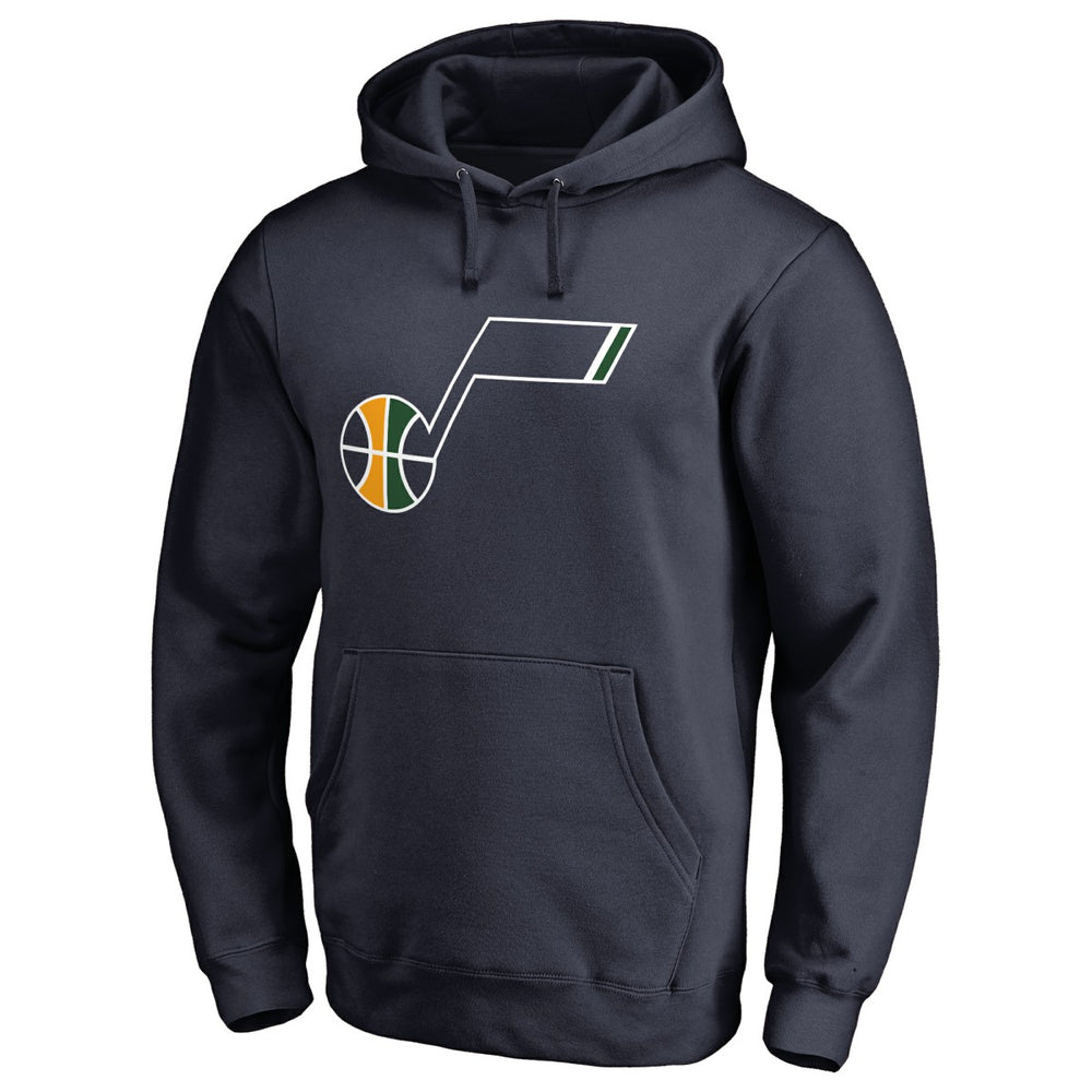 Utah Jazz #1 Dad Pullover Hoodie Navy