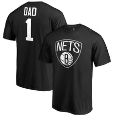 Brooklyn Nets #1 Dad T-Shirt Black