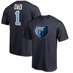 Memphis Grizzlies #1 Dad T-Shirt Navy