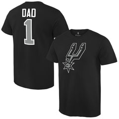 San Antonio Spurs #1 Dad T-Shirt Black