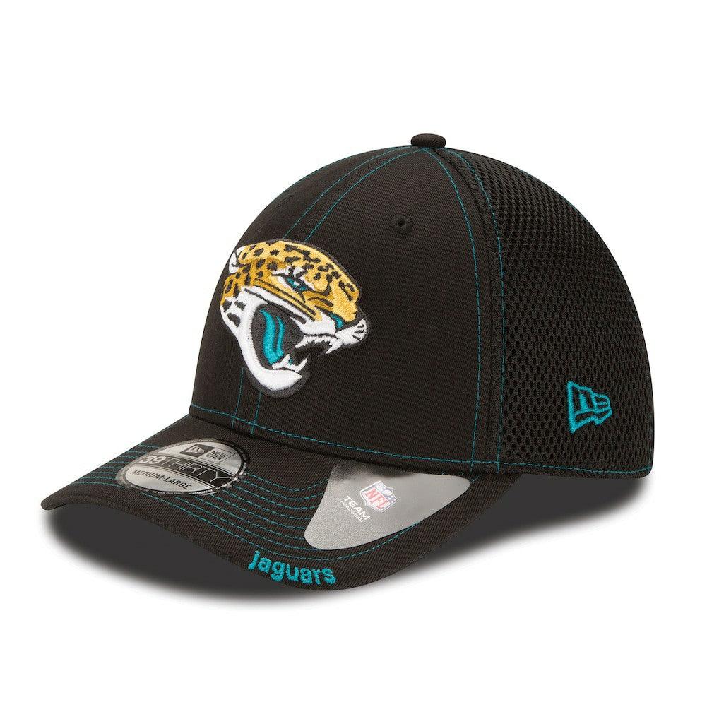 Jacksonville Jaguars New Era Neo 39THIRTY Flex Hat - Black - - NFL