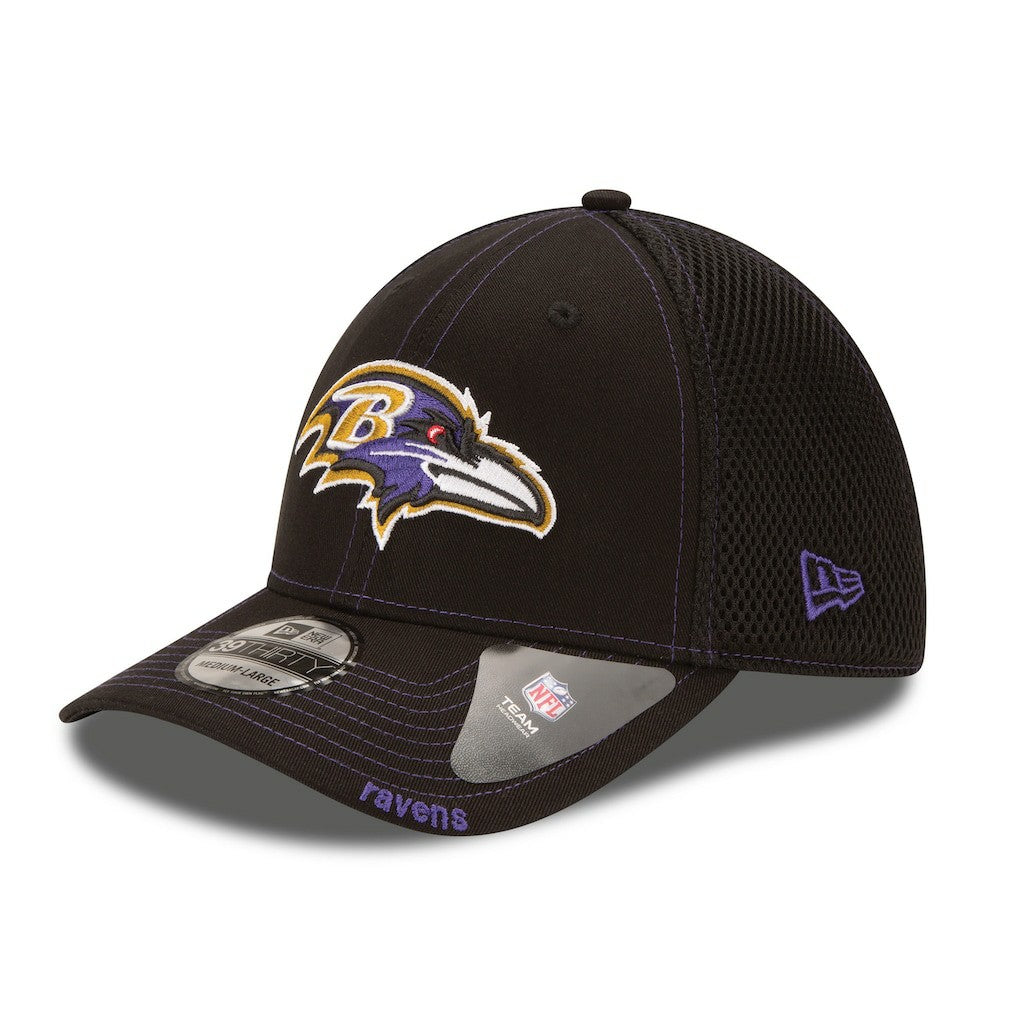 Baltimore Ravens New Era Neo 39THIRTY Flex Hat - Black - - NFL