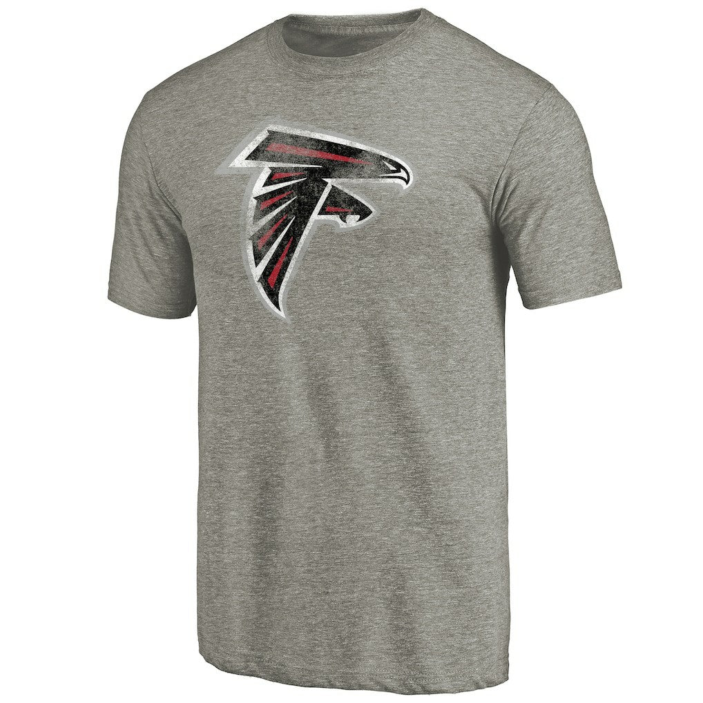 Atlanta Falcons Distressed Team T-Shirt - Ash - NFL