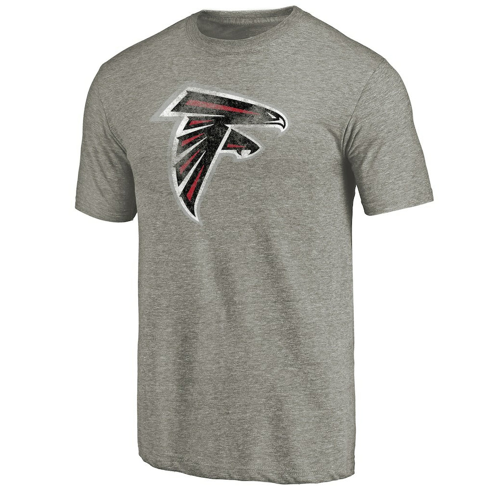 Atlanta Falcons Distressed Team T-Shirt - Ash - NFL